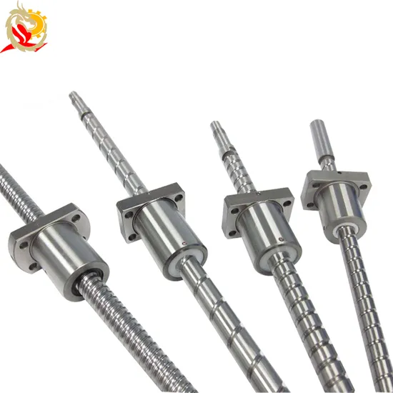 Lzc High CNC Machinery Precision Rolled Miniature Thread Ball Screw Set 