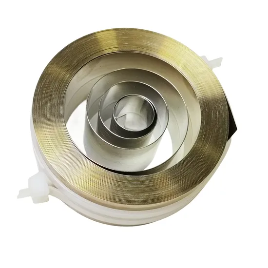 Retractable Custom Spiral Power Springs for Safety Block 