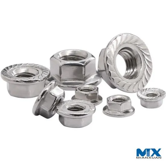 Wheel Hub Nuts DIN 74361 Hexagon Lock Lug Spherical Nuts with Flange 