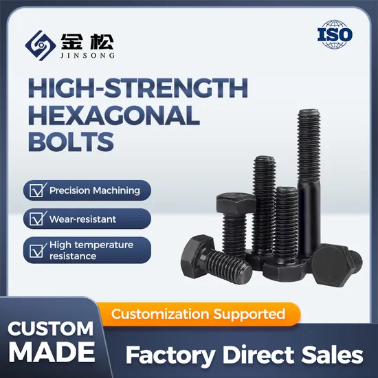 DIN 933 Hexagon Head Bolt Fastener Nut Titanium Stainless Steel Hex Bolt 
